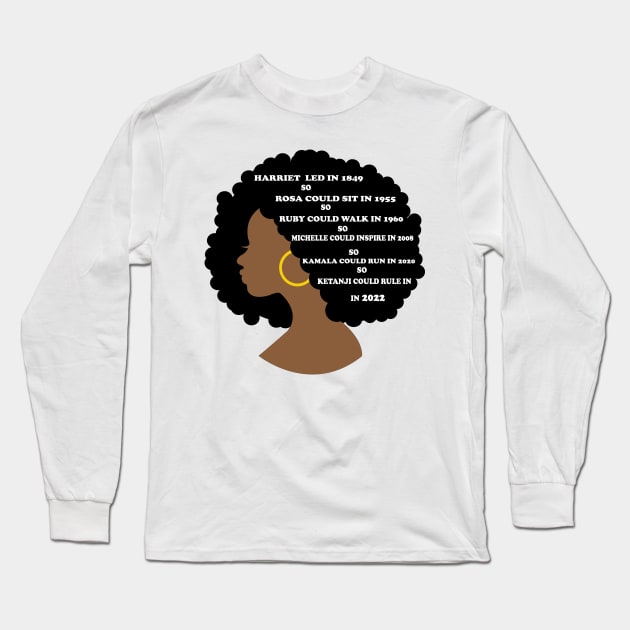 Strong Black Women Long Sleeve T-Shirt by DickinsonDesign